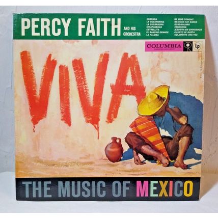 Percy Faith - VIVA! Vinyl LP 33 - Columbia CL 1075 - The Music of Mexico Fast Sh