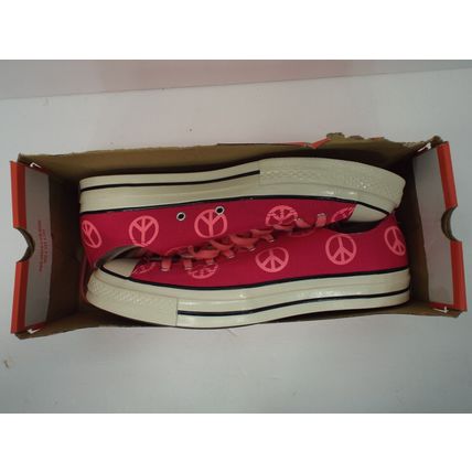 New Mens 11 Converse Chuck 70 OX Peace Cerise Pink Shoes MSRP $90 167914C