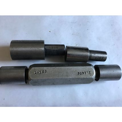 LOT THE PIPE MACHINERY GO NO GO PLUG GAGE 1.150,1.1406,1.155,1.379,SH