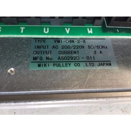 NEW MIKI VM1-04N-2-X INVERTER PULLEY,MIKI VM1-04-X,VM1-04-N,AS02920-011,AZ