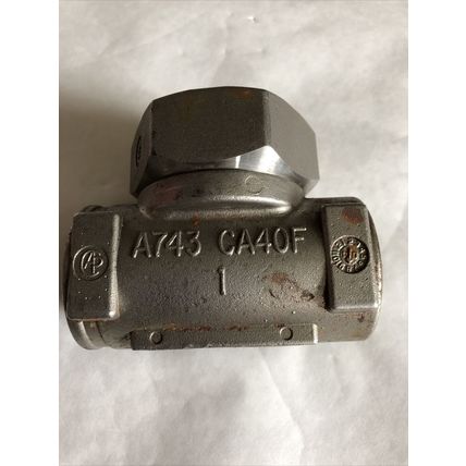 1" SPIRAX SARCO TDC STEAM TRAP THERMO-DYNAMIC,SPIRAX SARCO B.M. 70010,1” TDC,BT