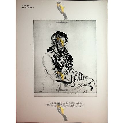 Battersea Reach, London & The Connoisseur, Book Illustration (Print), 1930