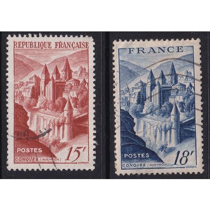 France 1947 SG 1021-2 Used (C-352 (7))