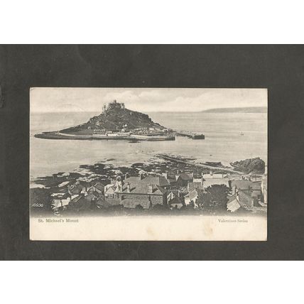 Postcard Cornwall Penzance St Michaels Mount 1907