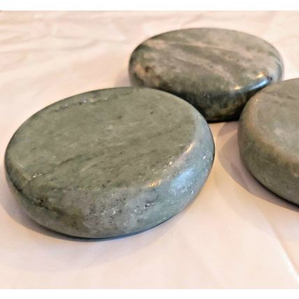 1X Jade Massage Round Hot cold natural stone therapy treatment spa salon