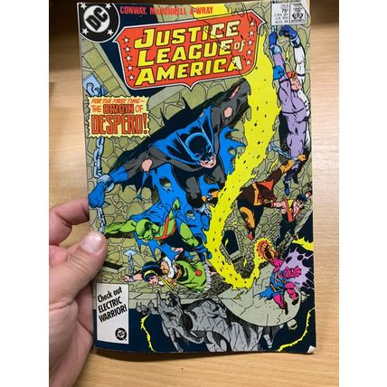 DC COMICS JUSTICE LEAGUE OF AMERICA #253 AUG 1986 (NM-) COMIC (LL)