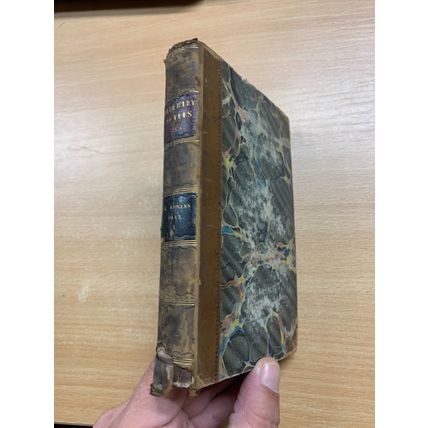 1833 WALTER SCOTT "ST RONAN'S WELL" WAVERLEY NOVELS SMALL ANTIQUE BOOK (P3)