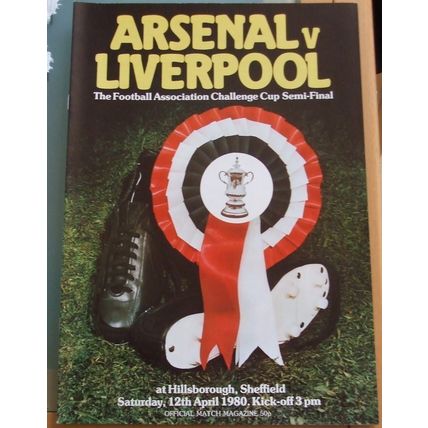 ARSENAL v LIVERPOOL FA CUP SEMI-FINAL 1980