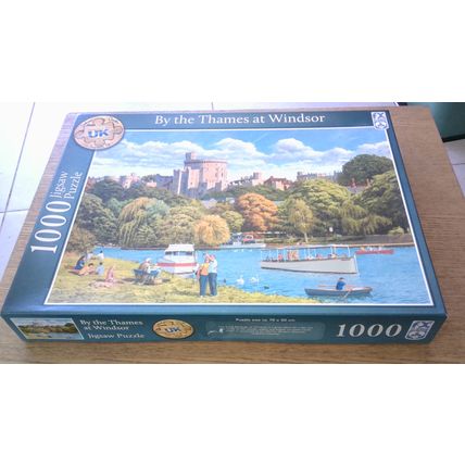 BY THE THAMES AT WINDSOR Jigsaw Puzzle (1000 Piece) FX Schmid (2020)