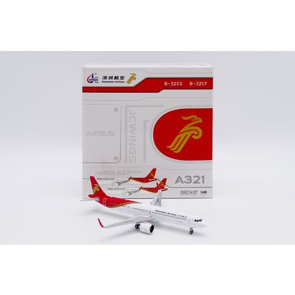 AIRBUS A321NEO SHENZHEN AIRLINES REG: B-32CF - JC WINGS LH4343 1/400 - PRE ORDER