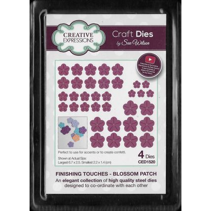 Creative Expressions. Blossom Patch Die Set. Die Cutting Cardmaking Crafts