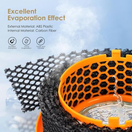 Air Purifier Carbon Fiber Evaporator Filter Compatible with Dyson PH01 PH02 PH03