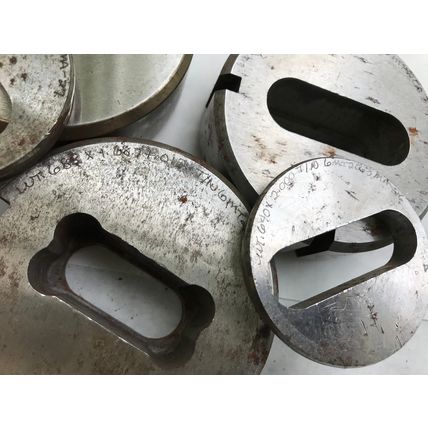 lot 3 WILSON WT .475",.640",.688" OBROUND PUNCHES & DIES set,TG