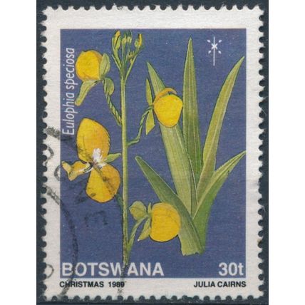 Christmas, Orchids: 30t - Botswana 1989 - FH - SG 684