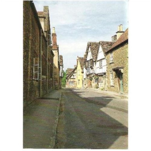 Lacock, Wiltshire - Church Street, Angel Inn - National Trust postcard