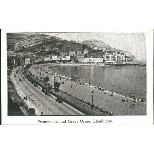 Promenade And Great Orme, Llandudno, North Wales - c1940's