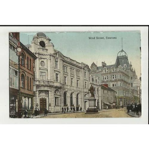 Wales SWANSEA Wind Street Postcard by W Series