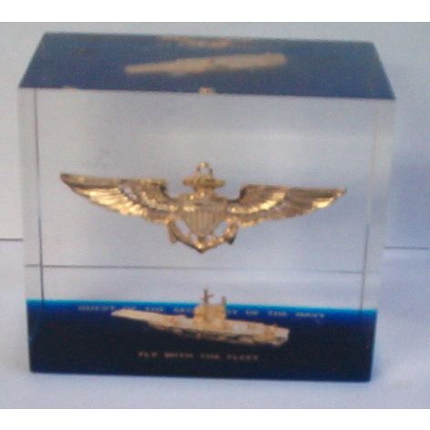 GUEST OF THE SECRETARY OF THE NAVY 'EXCLUSIVE' PAPERWEIGHT