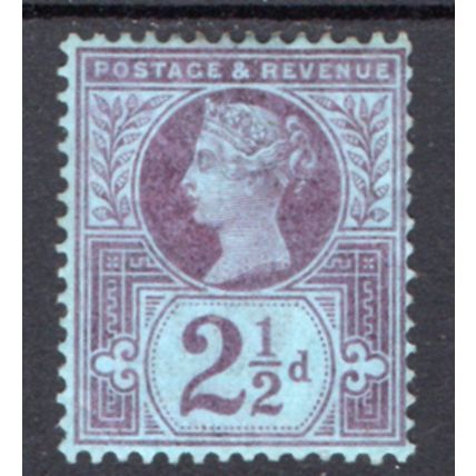 Sg201 2 1/2d purple/blue fine mounted mint (B148)