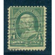 Used 279 1c Benjamin Franklin Average Plus M04413
