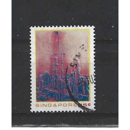 Singapore.SG254 35c Oil refineries.Fine Used.Jun25