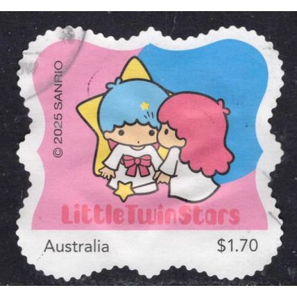 2025 HELLO KITTY AND FRIENDS, USED SELF-ADHESIVE MYSTAMP. 15/16