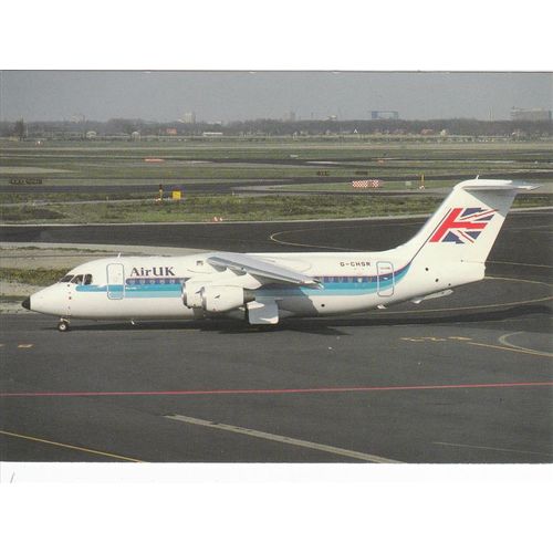 Air UK Leisure BAe 146 200 Aircraft Postcard (A21150)