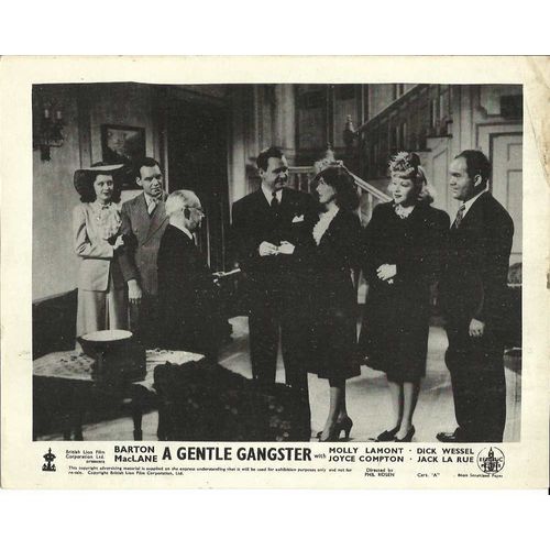 A GENTLE GANGSTER Barton MacLane, Molly Lamont F-O-H Stills (2)