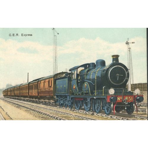 Antique Valentine's Postcard - G.E.R. Express