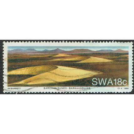 South West Africa 1989 Namib Desert Sand Dunes 18c Multicoloured SG511 GU