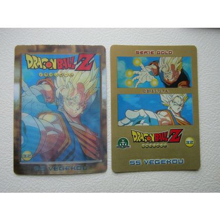 Giochi Preziosi 1989 Dragon Ball Z Serie Gold Lenticular Card Choice (e34)
