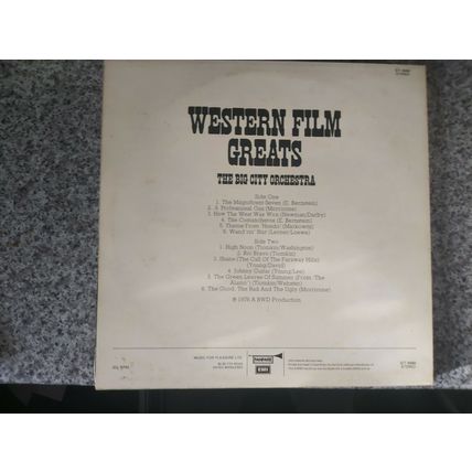 The Big City Orchestra ‎– Western Film Greats (SIT 60060) 1976 (LP)