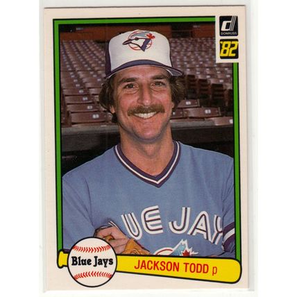 1982 Donruss baseball card 178 Jackson Todd