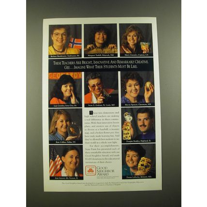 1995 State Farm Insurance Ad - These Teachers are bright, innovative