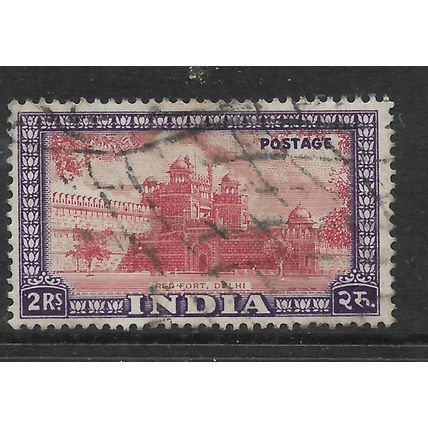 INDIA 1949 2R RED FORT DELHI SG 321 FINE USED#3