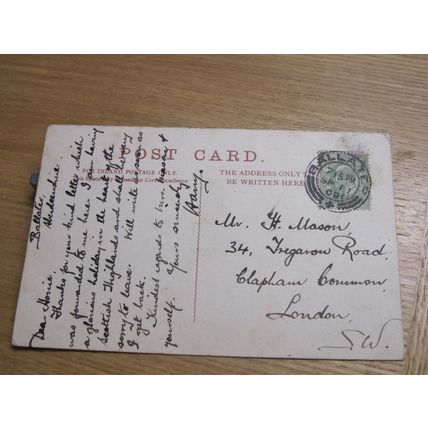 1909 fr W.R&S Postcard - Braemar from Craig Coynach - Aberdeenshire