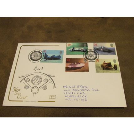 Cotswold 1998 GB FDC Cover - Speed / Land speed racing cars