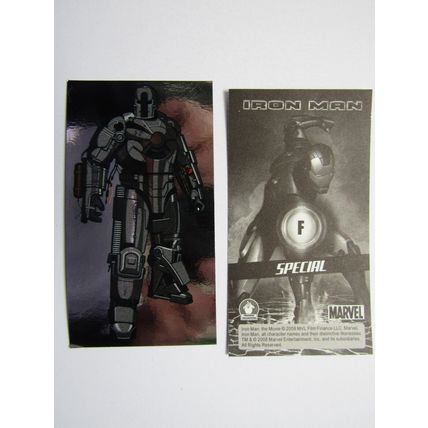 Marvel - Iron Man The Movie 2008 - Preziosi Sticker Drop-down Choice (e18)