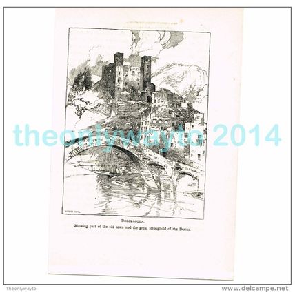 DOLCEACQUA, ITALY, BOOK ILLUSTRATION/PRINT, 1926
