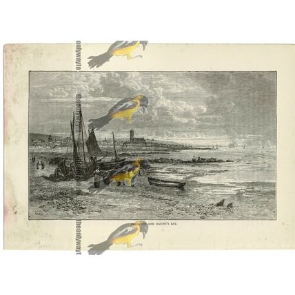 Penzance & Mounts Bay, Cornwall, Book Illustration (Print), 1891