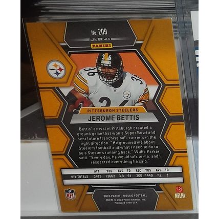 2023 Mosaic JEROME BETTIS (Steelers) Prizm Silver #209