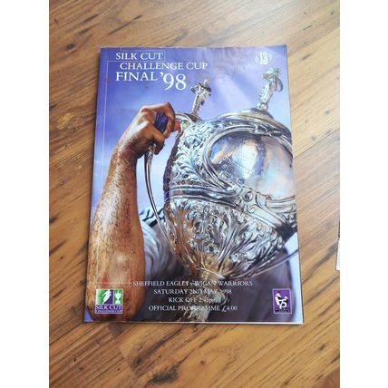 1998 Rugby League Challenge Cup Final, Ticket & newspaper – Sheffield vs Wigan