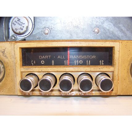 1963 DODGE DART ALL TRANSISTOR AM RADIO OEM