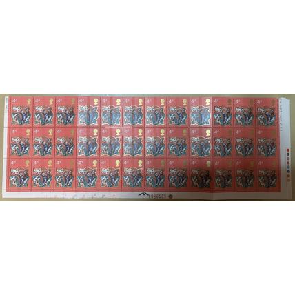 Sg838 4d XMAS 1970. IN CONTROL BLOCK OF 36 FRESH MINT NEVER HINGED (BSC)