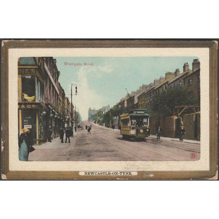 Westgate Road, Newcastle-on-Tyne, Northumberland, c.1905 - A & G Taylor Postcard