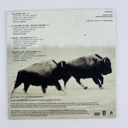 U2 - Best of 1990-2000 PROMO DVD RARE Bono Edge Classics