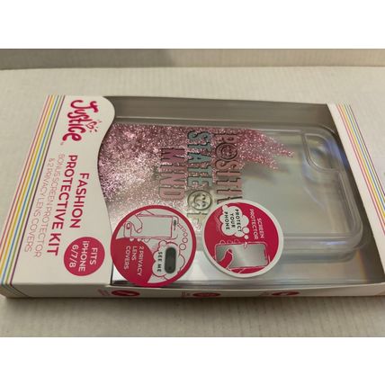 NEW Justice Positive State of Mind Fashion Protective Kit for iPhone 6/7/8