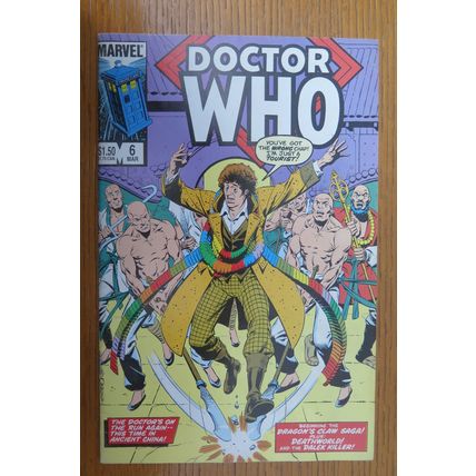 1985 DOCTOR WHO , MARVEL COMIC VOL. 1 No.6 (AMERICAN ISSUE)