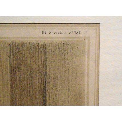 1843 The Naughty Boy (from Edwin Landseer) by John Doyle (HB). Tinted lithograph