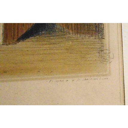 1843 The Naughty Boy (from Edwin Landseer) by John Doyle (HB). Tinted lithograph